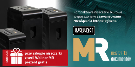 Niszczarki WALLNER - odbierz prezent do 31-03-2023 r.