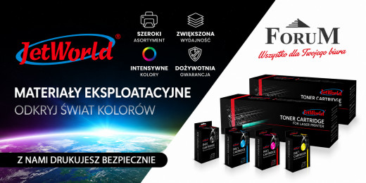 Nowość w ofercie - Tonery , tusze i taśmy marki JetWorld